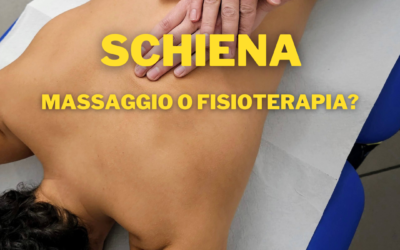 Massaggio alla schiena o fisioterapia?